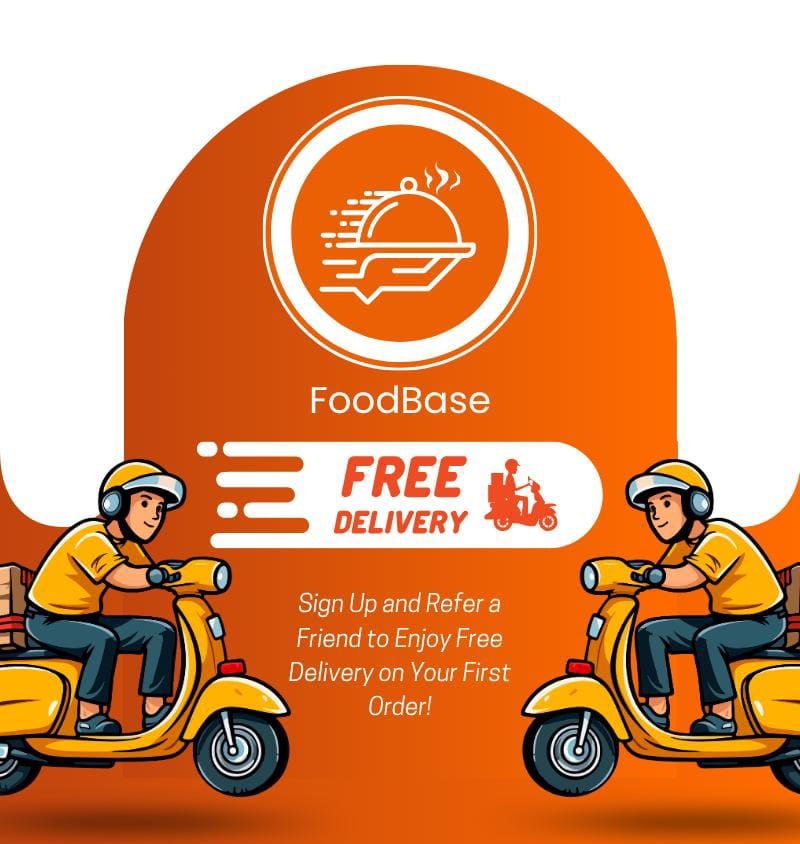Free delivery on your first order — sign up and refer a friend